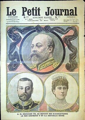 The Small Journal N°1018 Of / 22/5/1910 A. S. E. A. N. M.edward Vii, Cérémonie