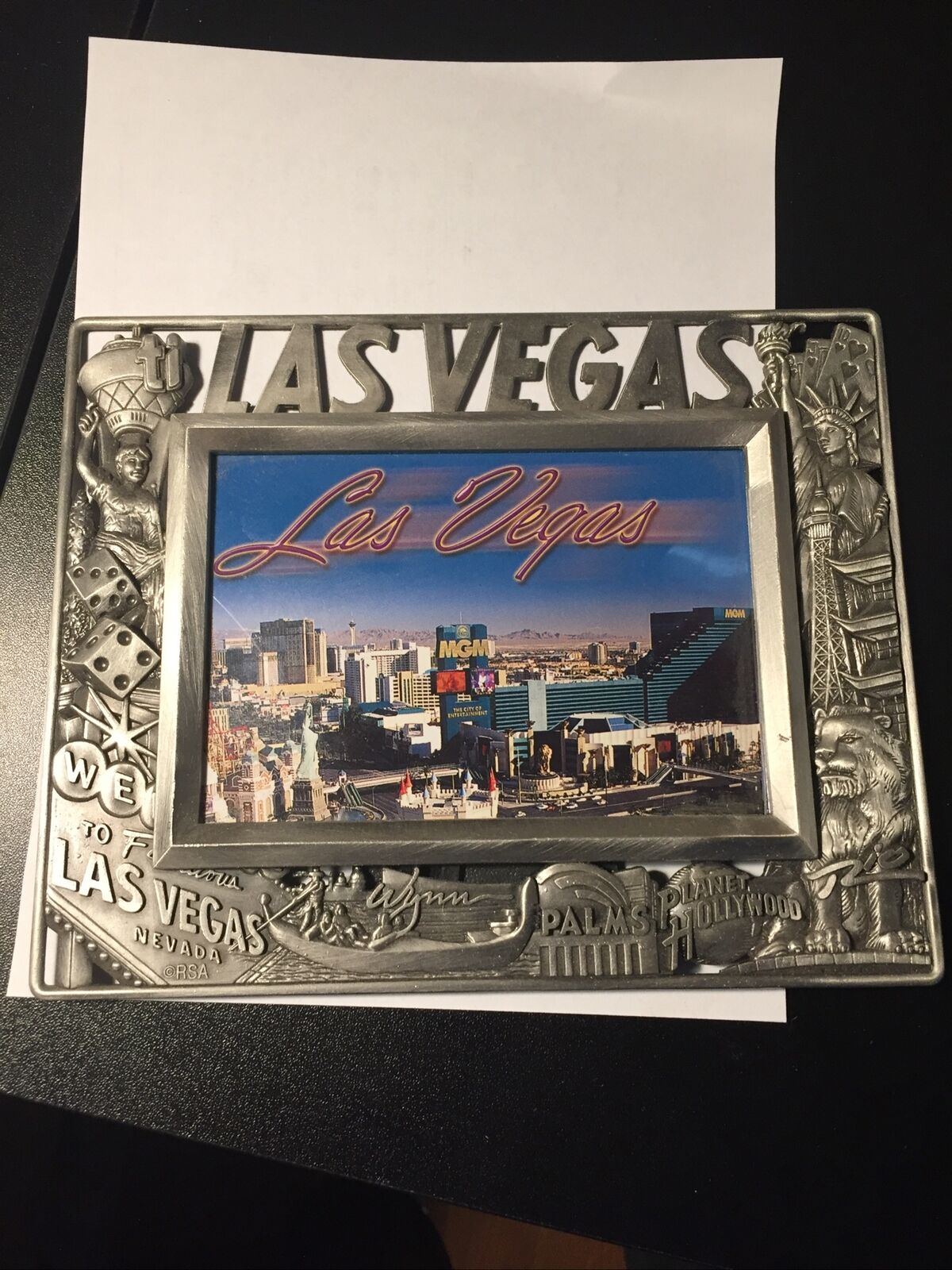 Vintage Las Vegas Picture Frame