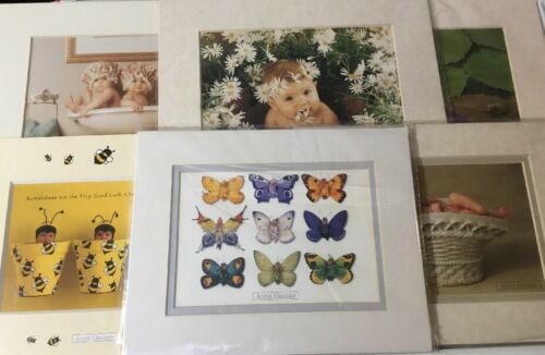 Lot Of 6 Anne Geddes Posters + Anne Geddes Little Thoughts And Love