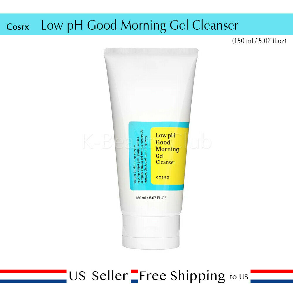 Cosrx Low Ph Good Morning Gel Cleanser 150ml + Free Sample [us Seller]