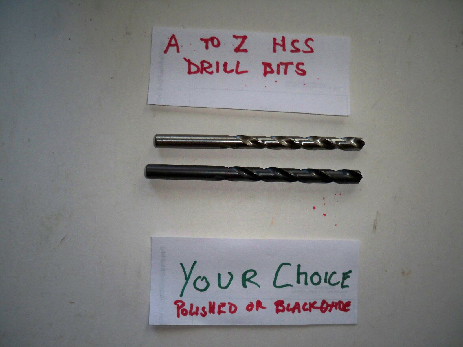 Hss Drill Bits Letter A To Z Polished (p) & Black Oxide (bo) Most Made In Usa