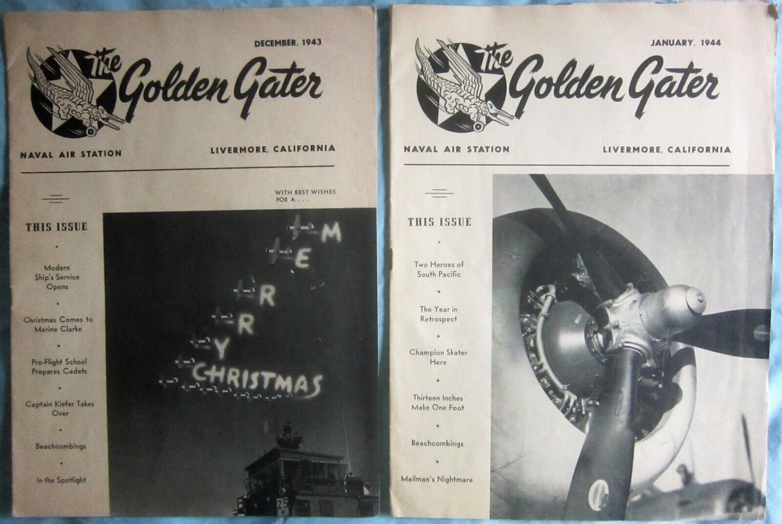 Wwii Navy Base Publication The Golden Gater Livermore Nas California