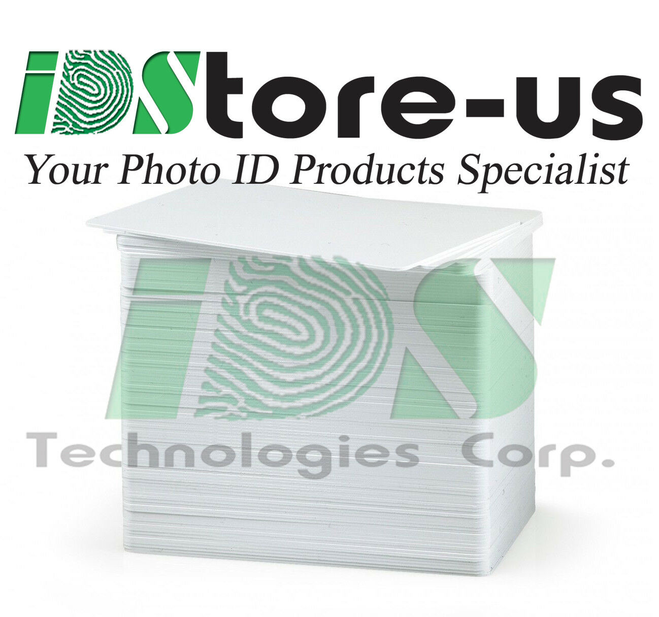 100 Blank White Pvc Cards - Cr80, 30 Mil, Premium Quality, Credit Card Size