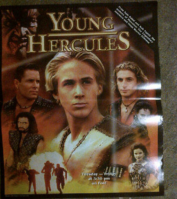 Young Hercules T.v. Program 18"x22" Promotional Poster 1998 Vf