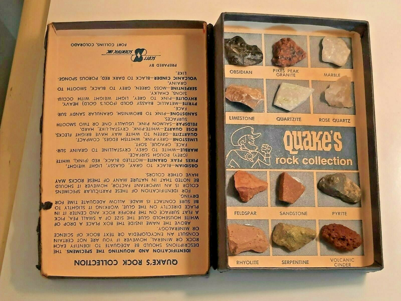 Vintage 1960's Quake's Rock Collection - Mail-in Offer From Quaker Cereal
