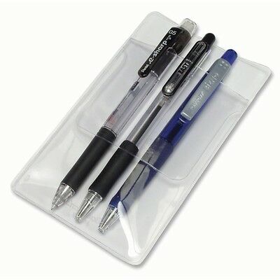 2 Clear Plastic Pocket Protector Protect Your Shirt Pocket From Pencil And Ink