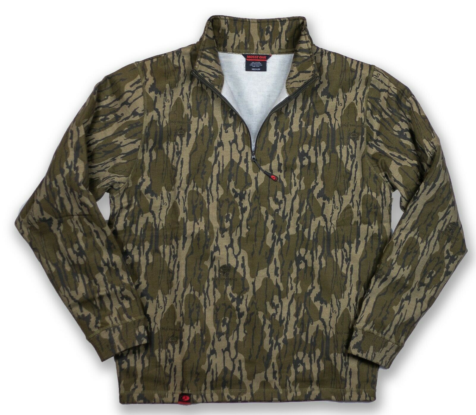 Mossy Oak Vintage 1/4 Zip Jacket, Camo Pullover
