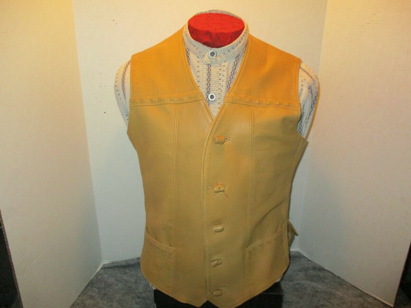 Pioneer Wear Genuine Leather Western Vest