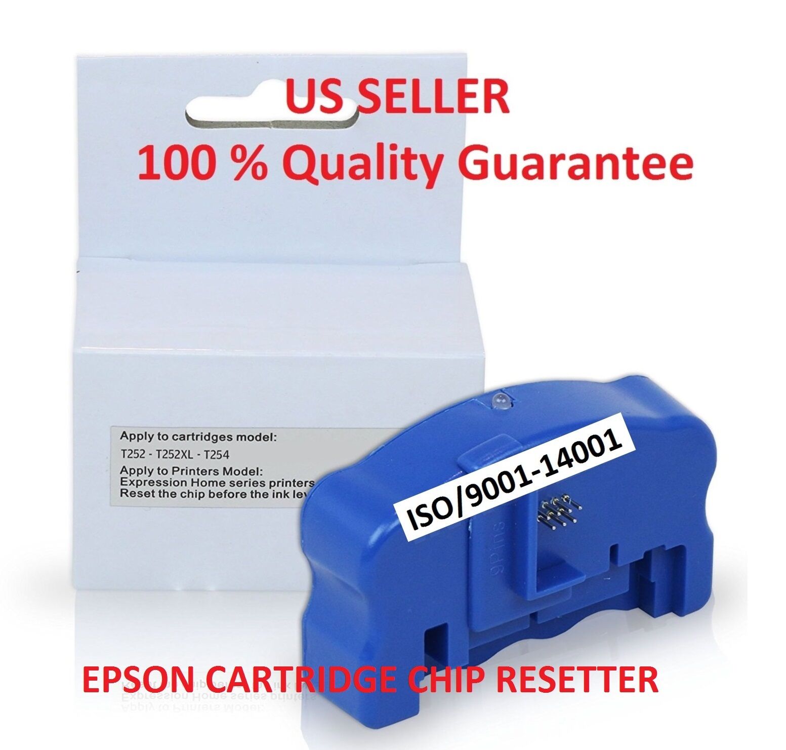 Cartridge Chip Resetter For Epson T252 T252xl Wf-7110 Wf-3620 Wf-7620 Wf-3640 Zx
